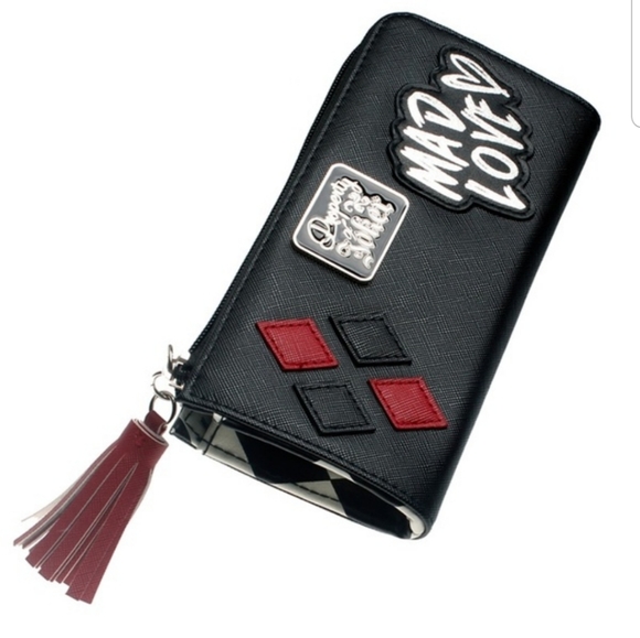 DC Comics Handbags - 😱LAST ONE😱QUINN's "Mad Love" Joker Wallet